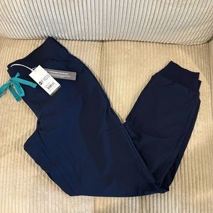 Figs Zamora FreeX Lines Jogger Scrub Pants - Navy | S